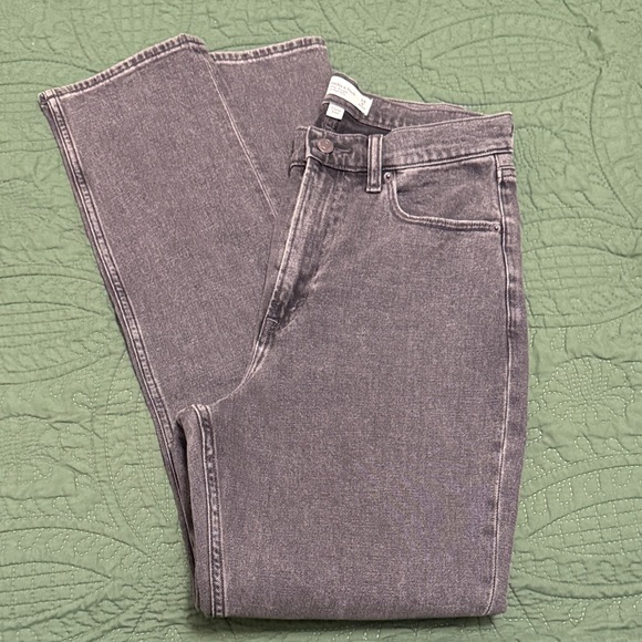 Abercrombie & Fitch Dark Gray Straight Leg Jeans - Picture 4 of 4